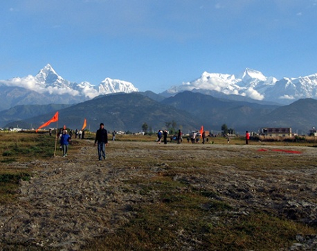 Construction work of Pokhara Int'l Airport starts